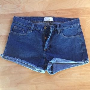 American Apparel Jean shorts
